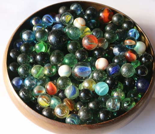 ビー玉各種 1.4キログラム　A407-2