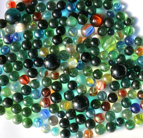 ビー玉各種 1.4キログラム　A407-3