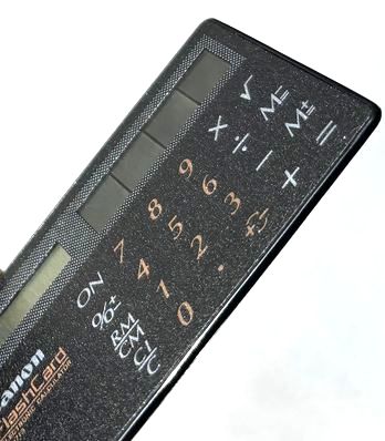 昭和レトロ Canon LS-713 ソーラー電卓 B447-42