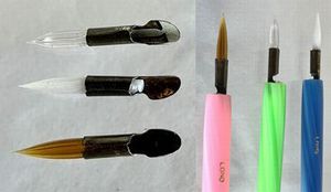 ペン軸付き自在ペン ガラスペン替先3本セット B357-1