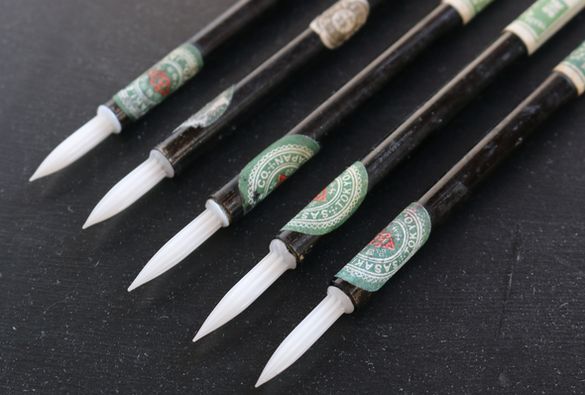 佐々木ガラスペン乳白色 陶玉萬年筆 B444-3 佐々木ガラスペン乳白色 陶玉萬年筆 B444-3