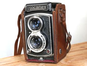 二眼レフカメラ ISOCAFLEX - 骨董、古民具、古書の“芳栄堂”