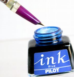 吸入式万年筆 軸色紫  World 　B399-8