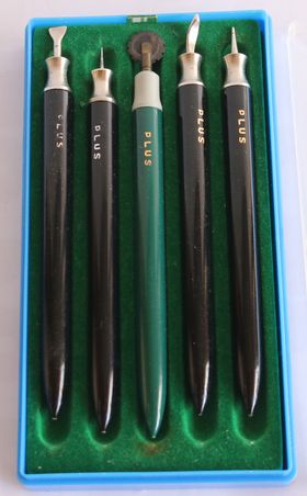 謄写版用鉄筆セット PLUS 5本組 B445-3 謄写版用鉄筆セット PLUS 5本組 B445-3