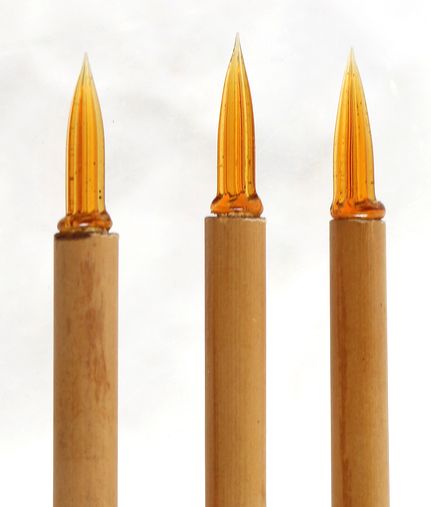 佐々木ガラスペン飴色（あめいろ） B378-72