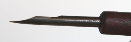 木製ペン軸とゼブラ丸ペン10本 B50-6